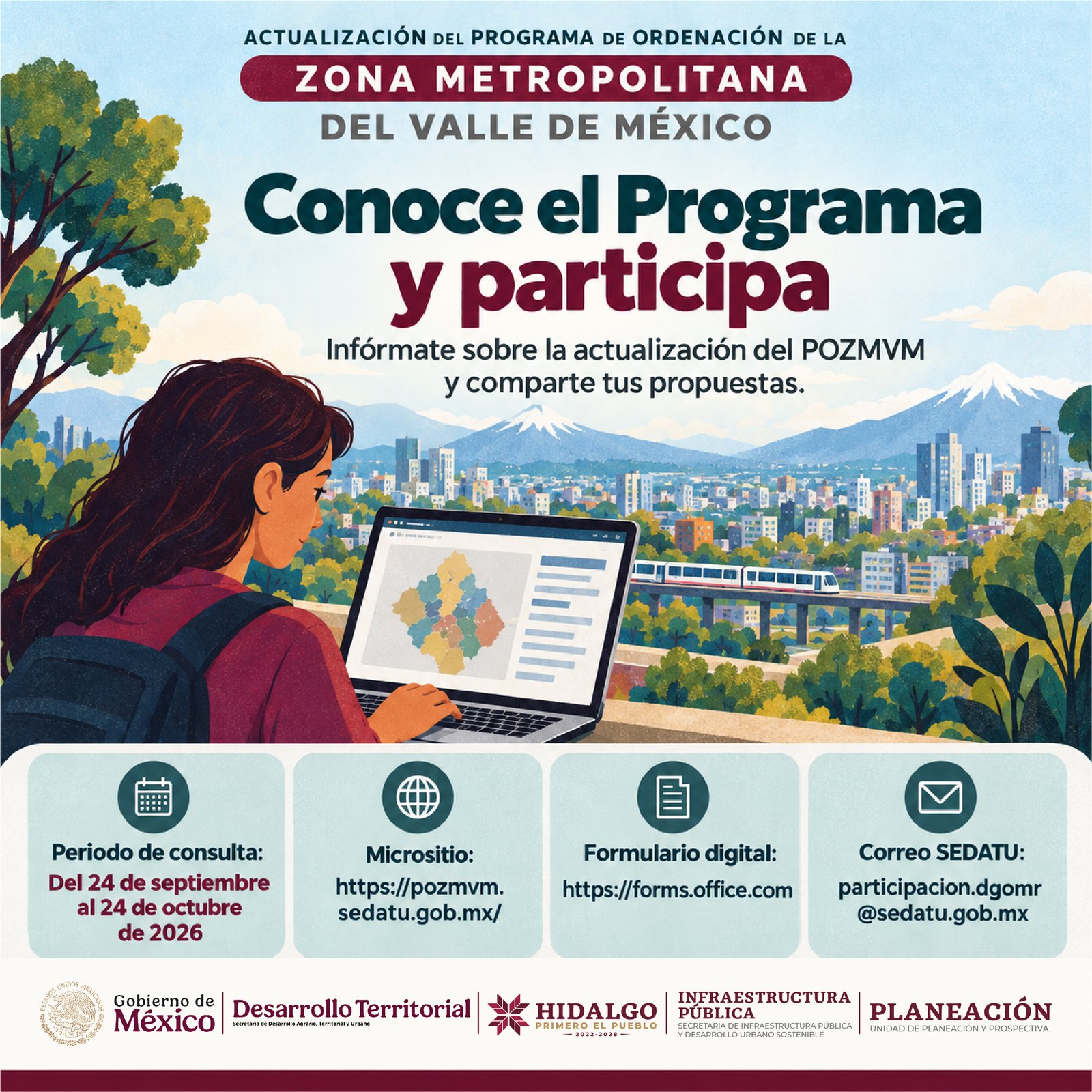Conoce el programa de ordenación de la zona metropolitana del Valle de México